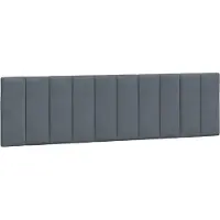 vidaXL Hoofdbordkussen "Hanko" 180 cm fluweel donkergrijs