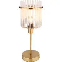 Globo Gouden tafellamp Gorley met glas Ø 15cm