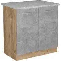 Vicco R-Line Wastafelkast – 80 cm WB Marmer Beton