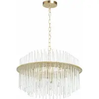 Toolight App1653-6Cp Hanglamp 50Cm Goud 50X50X55Cm