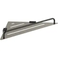 Hotbath &MORE Hoek planchet MBP Geborsteld Zwart PVD (BAA22MBP)