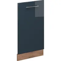 Vicco Fame-Line Vaatwasserfrontpaneel – 45 cm zonder werkblad Donkerblauw hoogglans