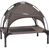 vidaXL Hondenbed Bruin 76 x 62 x 70,5 cm Staal