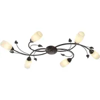 Globo Plafondlamp Venezia Roest Bruin