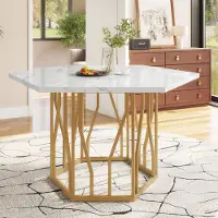 OKWISH Opbergkast 150x40x80 cm van MDF-hout, met deuren en verstelbare plank, zwarte kast met gouden accenten
