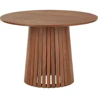 Happy Garden LIV 110cm ronde eettafel in donker hout