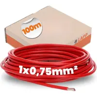 Lappkabel 4510042 Draad H05V-K 1 x 0.75 mm² Rood 100 m