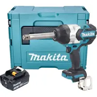 Makita DTW 1005 F1J accu-slagmoersleutel 18 V 1360 Nm 3/4" borstelloos + 1x oplaadbare accu 3.0 Ah + Makpac - zonder oplader