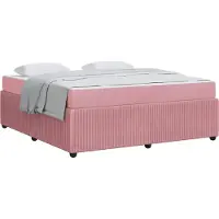 vidaXL Bedframe Roze 180 x 200 cm Stof