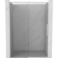 Mexen Rox schuifdouchedeur 160 , transparant, wit - 8C2-160-000-20-00