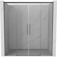 Mexen Rox schuifdeur voor douche 170 , transparant, geweervormig metaal - 8C2-170-002-95-00