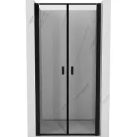 Mexen Mist scharnierende douchedeur 95 , zwart frame, zwart - 8A7-095-000-70-70