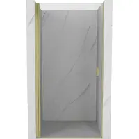 Mexen Mist-B draaideur douche 100 , transparant, goud geborsteld - 8A2-100-000-55-00