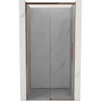 Mexen Rox schuifbare douchedeur 105 , transparant, roze goud - 8C2-105-000-60-00