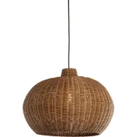 Light & Living Rotan hanglamp Melzor Ø 55cm - donker bruin
