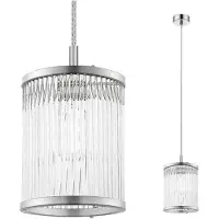 Zuma Line ZUMALINE hanglamp, 14x E14, zwart, verchroomd, model NIRA MD3523-14L-EBCN