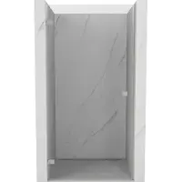 Mexen Lunar-B douchedeur draaibaar links 70 , transparant, geborsteld nikkel - 832-070-000-97-00-L