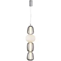 ITALUX Eris LED Hanglamp 32W - Modern Chroom, Warme Gloed
