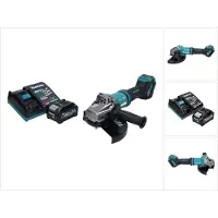 Makita GA 038 GM1 accu haakse slijper 40 V max. 230 mm borstelloos XGT + 1x accu 4,0 Ah + oplader