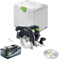Festool HKC 55 KEB-Basic accu-cirkelzaag 18 V 160 mm borstelloos + 1x accu 8,0 Ah + Systainer - zonder oplader