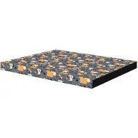 Bertoni XL hondenbed met schuim, waterdichte hoes, grijs patroon, model EE146