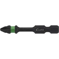 Philips Luna Torsion bits - Phillips cross heads 50 mm - 2 stuks - S2 materiaal en 1/4 inch aansluiting
