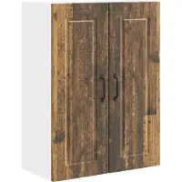 vidaXL Wandkast PORTO Oudhout 60 x 31 x 80 cm Bewerkt hout
