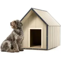 Timbela M972-1 - LP SmartSide Hondenhok voor buiten - 80x118xH94 cm - maat L