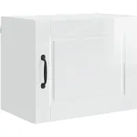 vidaXL Wandkast PORTO, hoogglanz wit, 50 x 31 x 40 cm, houtvezel