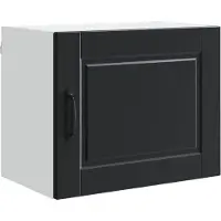 vidaXL Wandkast PORTO, zwart, 50 x 31 x 40 cm, van houtvezel
