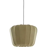 Light & Living Japandi hanglamp Zubedo Ø 60cm - olijf groen