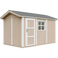 Timbela M914-TERRA BROWN - LP SmartSide Tuinhuis op houtbasis - 8,68 m² - 250x412xH252 cm - met vloer en verf