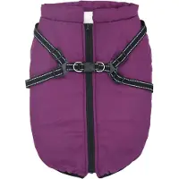 vidaXL Hondenjas Paars L48 Fleece en polyester