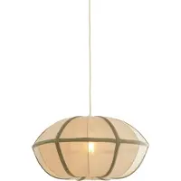 Light & Living Japandi hanglamp Mirelys Ø 49cm - olijf groen