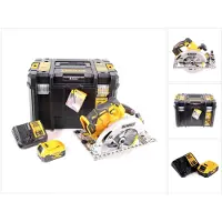 DeWalt DCS 572 P1 accu-handcirkelzaag 18 V 184 x 16 mm + 1x accu 5,0 Ah + oplader + T-STAK