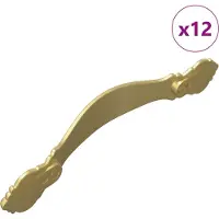 vidaXL Handvat 12 st Goud 143 x 19,2 x 20 mm Zink Legering