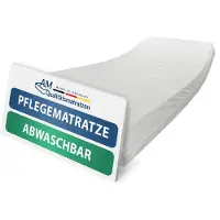 AM Qualitätsmatratzen Standaard zorgmatras 87x200cm - Standaard voor de thuiszorg - 12cm hoogte - Made in Germany - 87 x 200cm