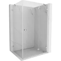 Mexen Lunar douchecabine scharnierend rechts 95 x 90 , transparant, chroom - 834-095-090-01-00-P