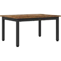 vidaXL Salontafel, gerecycled hout, 70 x 50 x 36 cm, houtvezel