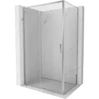 Mexen Exo schuifdouchecabine 150 x 100 cm, transparant, chroom - 8151-150-100-01-00