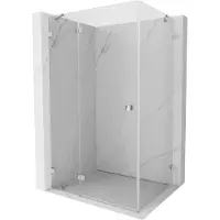 Mexen Lunar douchecabine scharnierend links 95 x 90 , transparant, chroom - 834-095-090-01-00-L