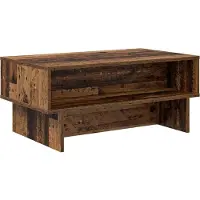 vidaXL Salontafel, gerecycled hout, 80 x 46 x 35 cm, houtvezel