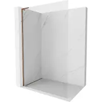 Mexen Kioto-X L Douchewand Walk-in 110 x 200 , transparant 10 mm, roze goud - 800-110-107-60-00-X