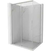 Mexen Rox douchecabine schuifdeur 95 x 75 , transparant, geborsteld nikkel - 8C2-095-075-97-00