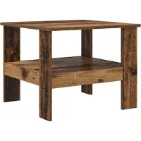 vidaXL Salontafel, gerecycled hout, 57 x 55 x 45 cm, houtvezel