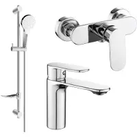 Mexen Milo DF05 doucheset, chroom - 71304DF05-00