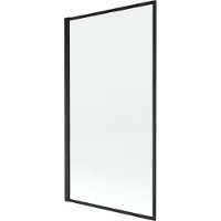 Mexen Alex badwand scherm 1-delig 80 x 140 , zwart frame fix - 893-080-000-70-70