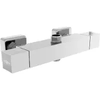 Mexen Cube thermostatische douchekraan, chroom - 77250-00