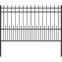 vidaXL Spike Ring Omheining HORST 200 x 166 cm Gepoedercoat staal