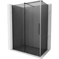 Mexen Velar douchecabine schuifbaar 150 x 85 , grafiet, geborsteld gun gray - 871-150-085-41-66
